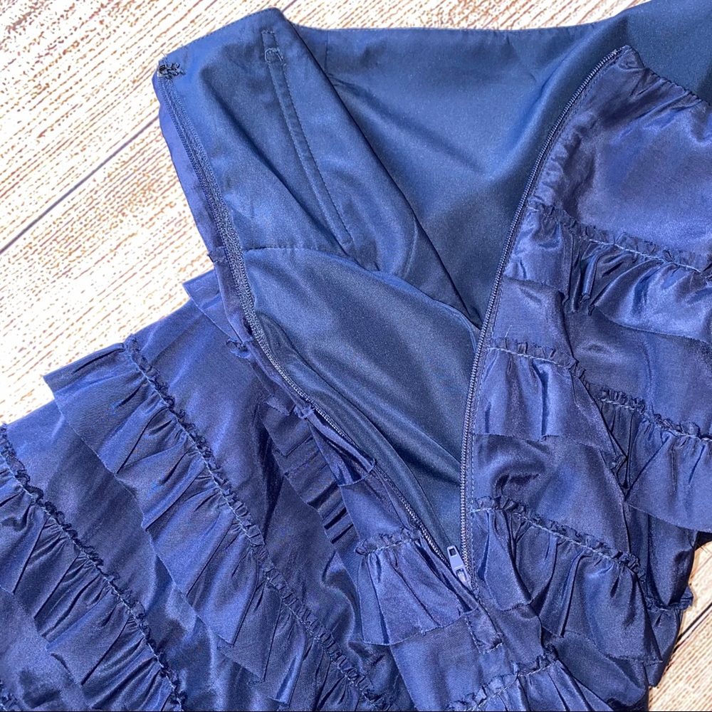 GAP Ruffed Strapless Dress - Picture 14 of 14